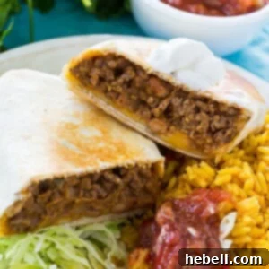 Beef and Bean Burritos