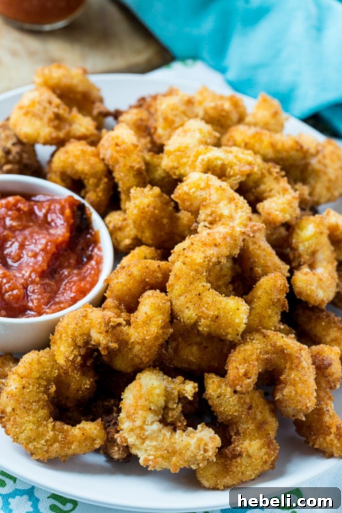 Crispy Fried Shrimp breading process