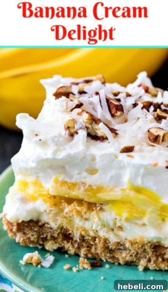 Creamy Banana Bliss 7 Full pan of Banana Cream Delight ready to be served