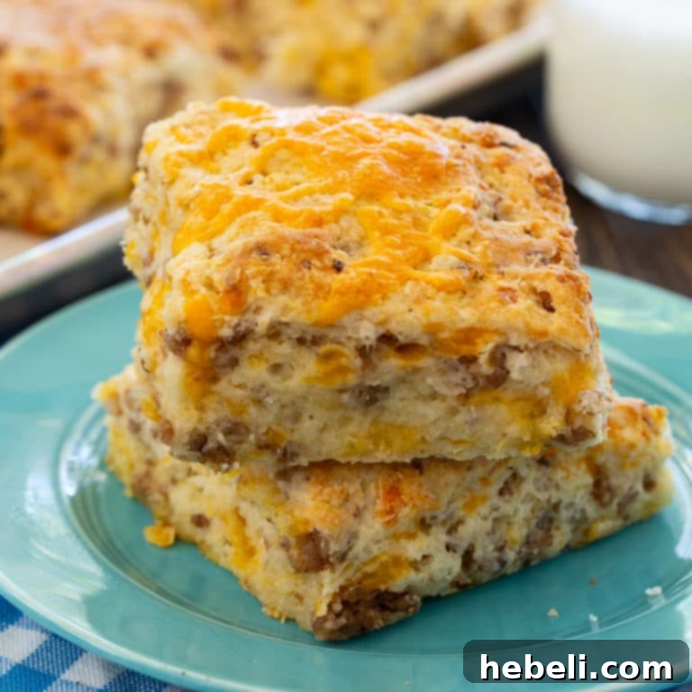 Sausage Cheese Biscuits