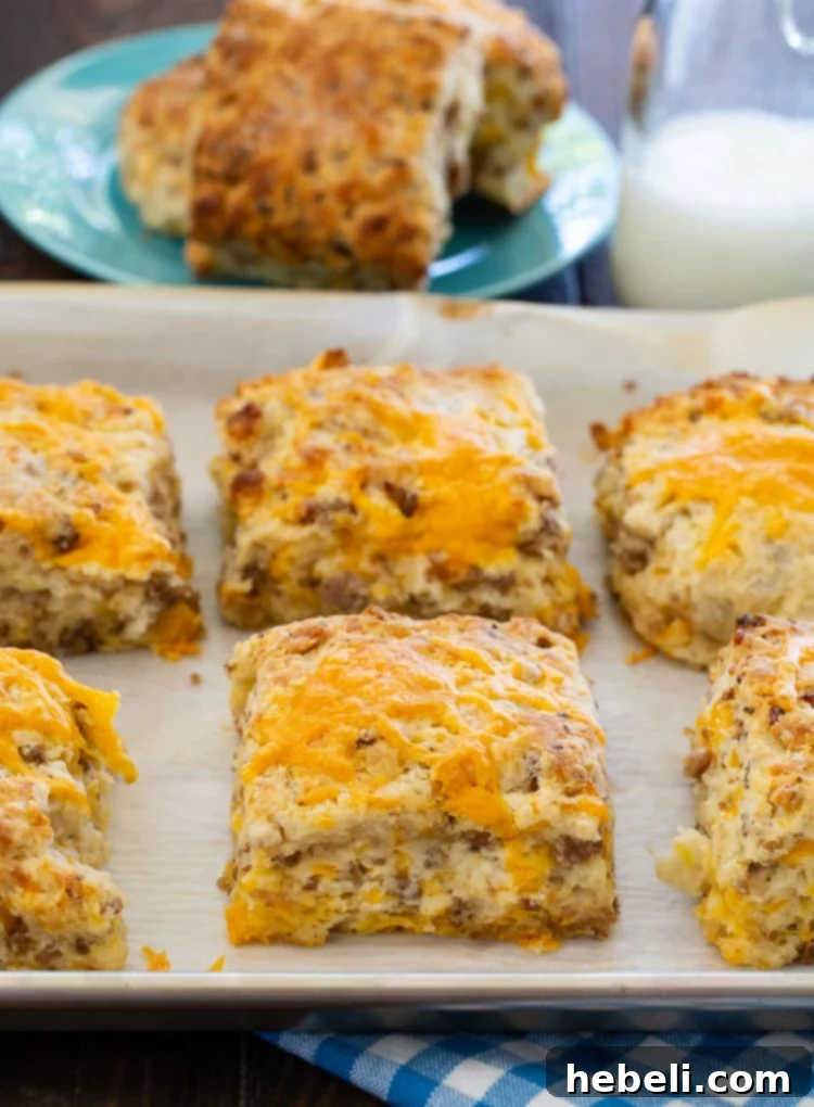 Sausage Cheese Biscuits
