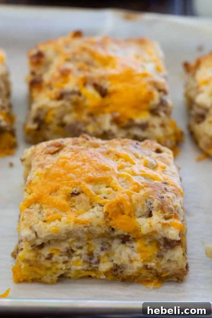 Sausage Cheese Biscuits