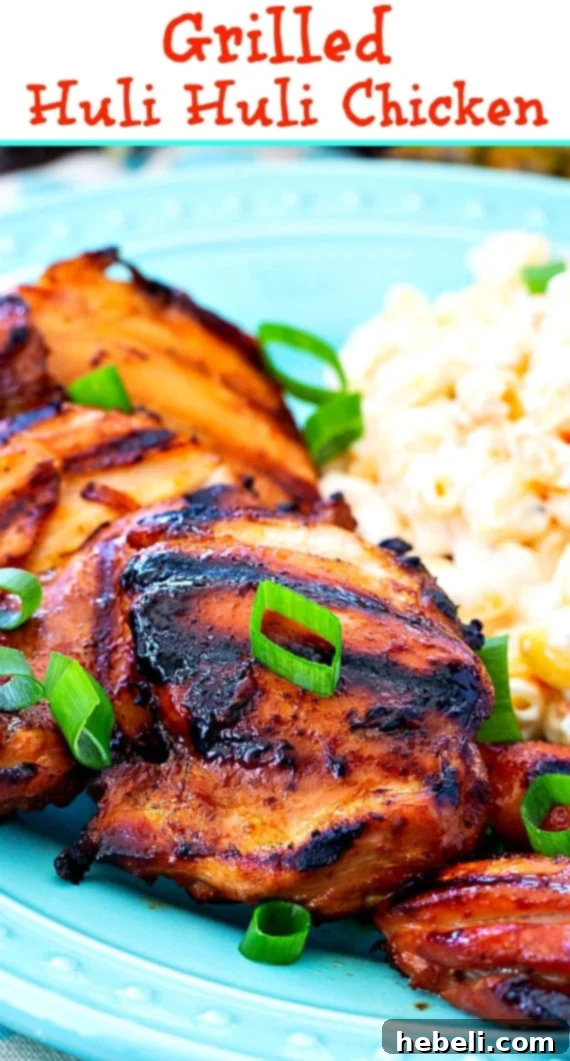 Flame-Kissed Huli Huli Chicken 6 Grilled Huli Huli Chicken, perfect for a Hawaiian-themed dinner.