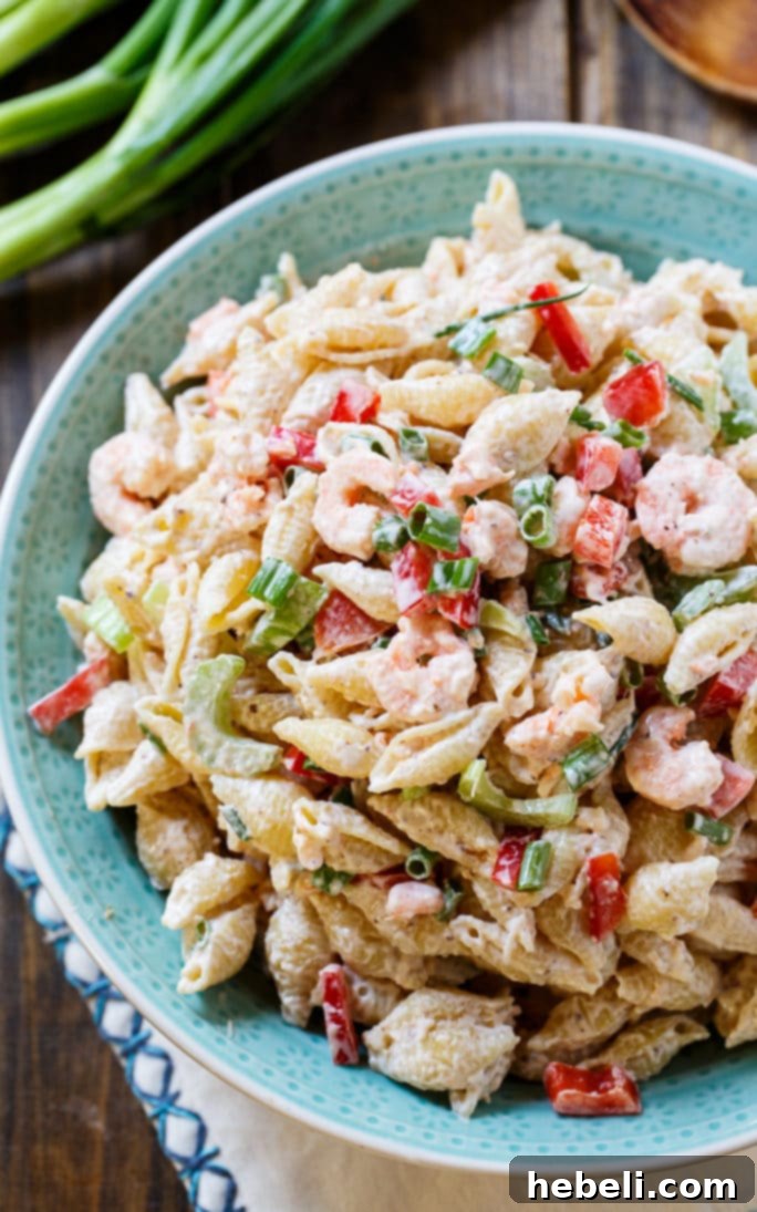 Shrimp Remoulade Pasta Salad