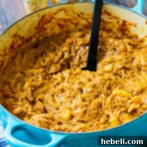 South Carolina Barbecue Hash in a Dutch oven.