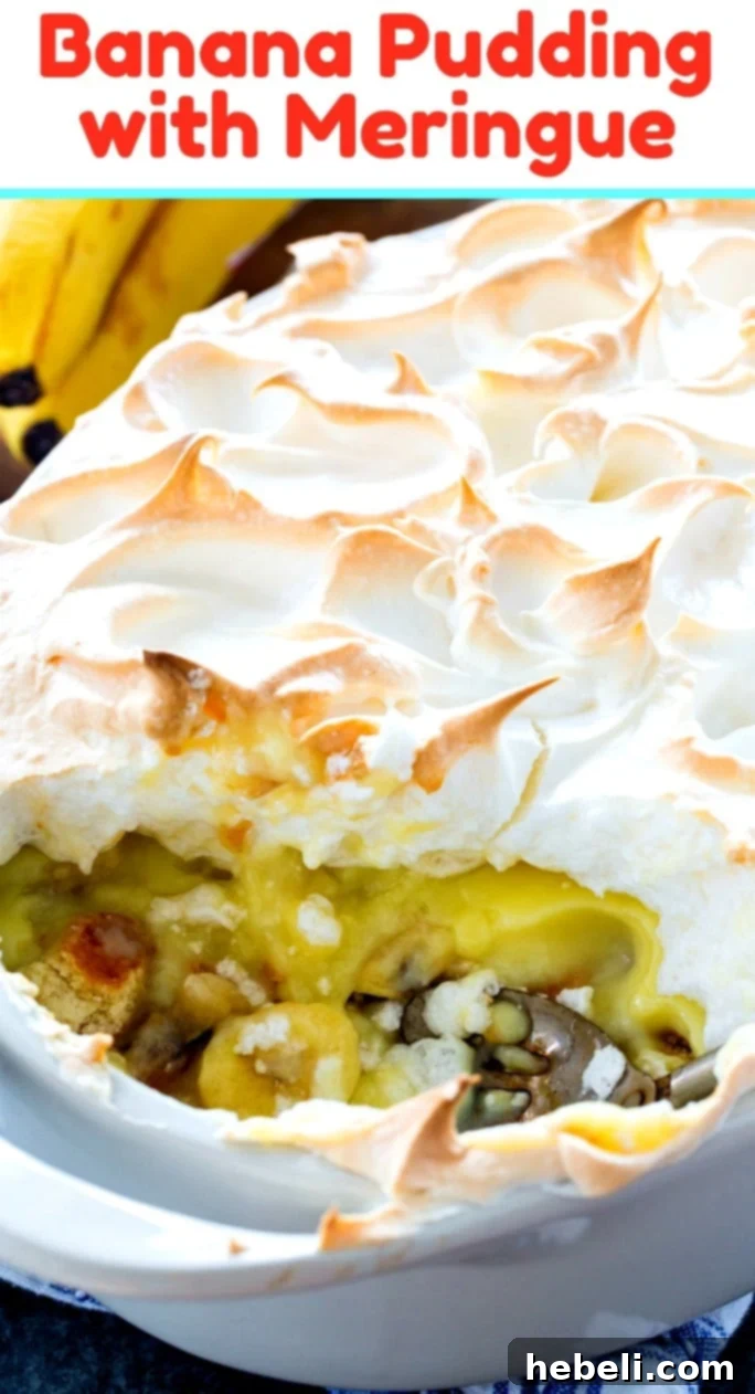 Banana Pudding with Meringue