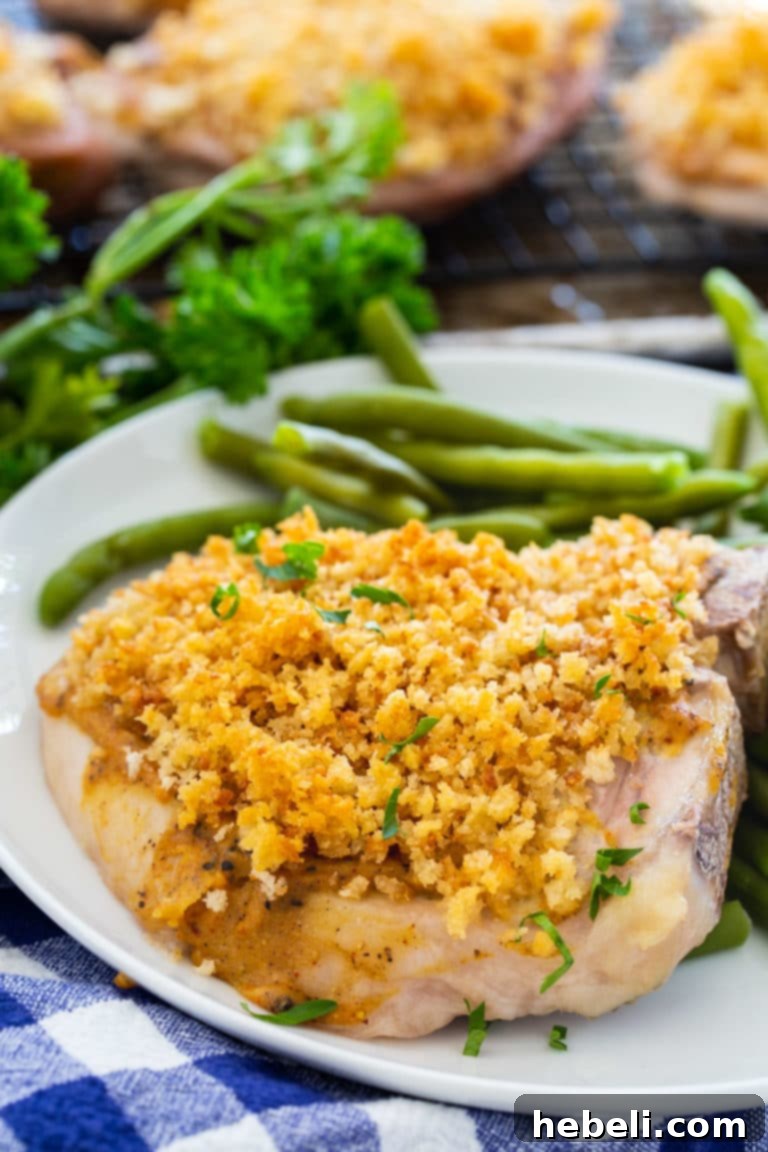 Spicy Pan-Seared Pork Chops 4 A trio of Deviled Pork Chops, showcasing their crispy Panko crust and rich, golden-brown color.