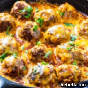 Tex Mex Meatballs in a bowl, ready to be served