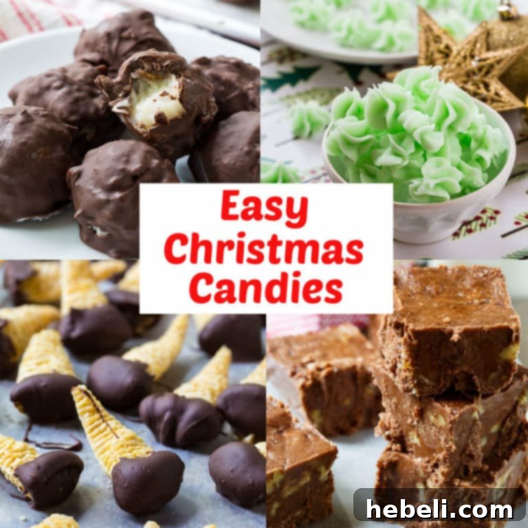 A selection of colorful and easy Christmas Candies displayed on a festive platter, perfect for holiday gift-giving.