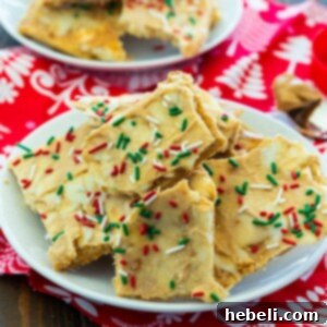 White Chocolate and Peanut Butter Christmas Crack
