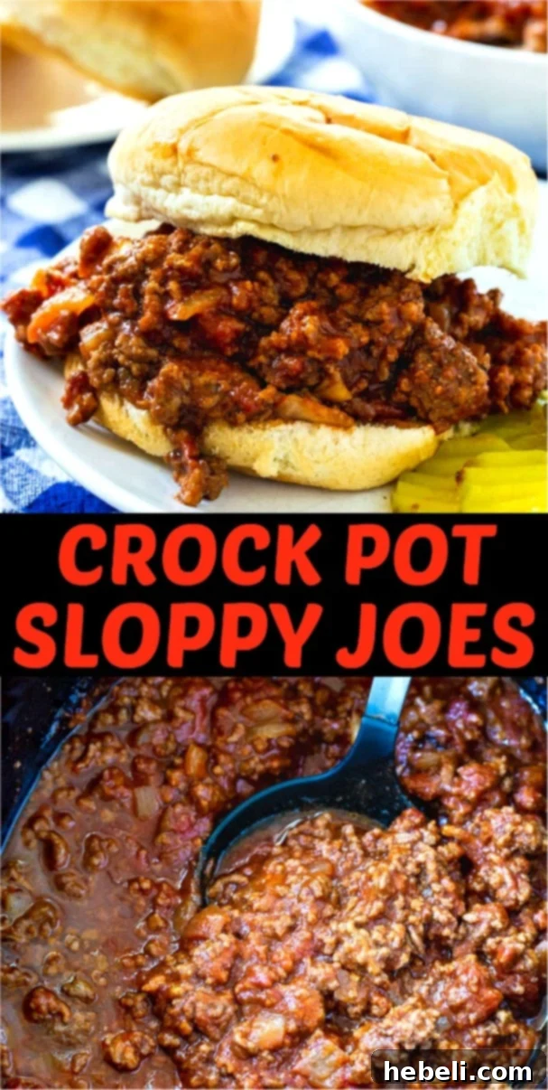 A vibrant platter of Crock Pot Sloppy Joes, perfect for sharing at any gathering.
