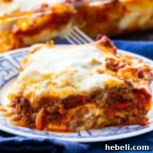 Easy Make-Ahead Lasagna