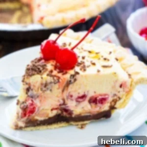 Cherry Almond Mousse Pie