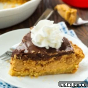 Chocolate and Peanut Butter Pie