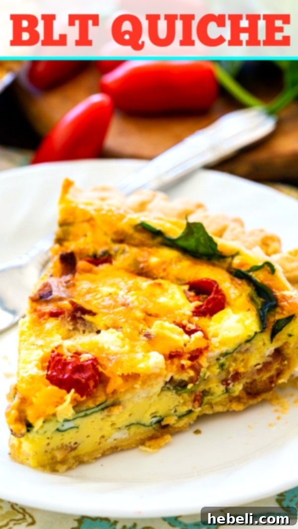 A stunning BLT Quiche cooling on a wire rack, ready to be sliced and served, with a golden-brown crust.