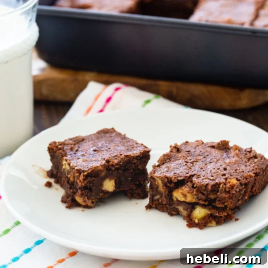 Rich Fudgy Brownies with Walnuts