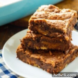 Cake Mix Chocolate Caramel Bars, a delightful dessert image