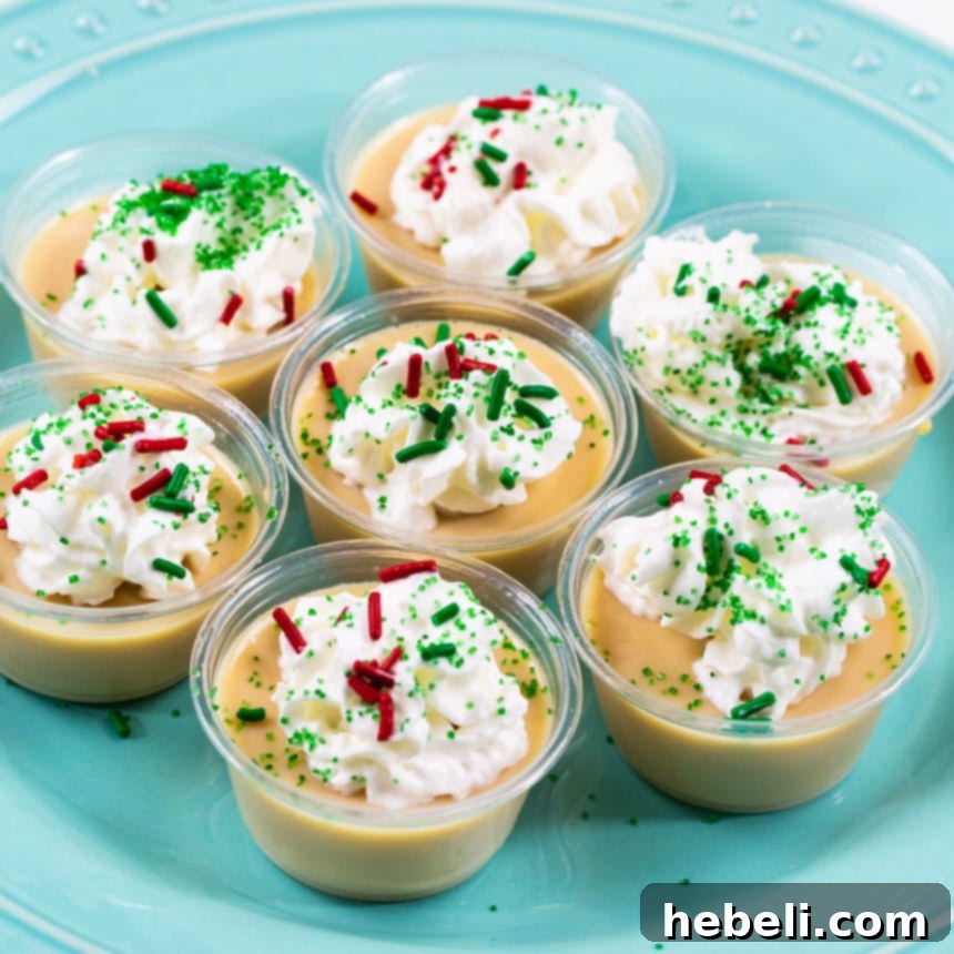 Festive Sugar Cookie Jello Shots on a blue plate, ready for a party.