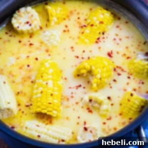 Southern Hot Honey Butter Corn, a perfect summer side dish