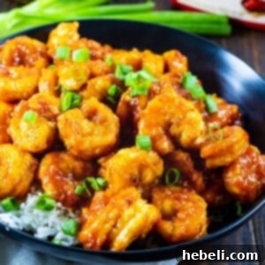 Gochujang Shrimp ready to be served