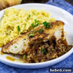 French Onion Stuffed Chicken