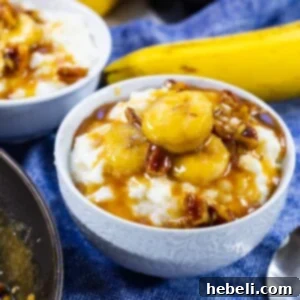 Featured image for Bananas Foster Rice Pudding recipe