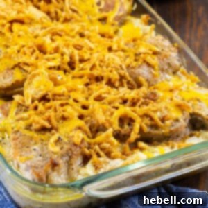 Pork Chop Potato Casserole final dish
