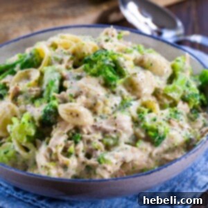 Delicious Turkey Broccoli Alfredo dish