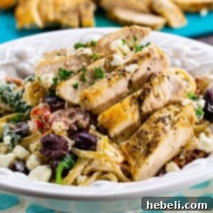 Zesty Greek Chicken Pasta 5 Greek Pasta with Chicken