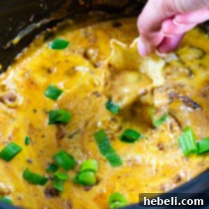 Slow Cooker Refried Bean Dip