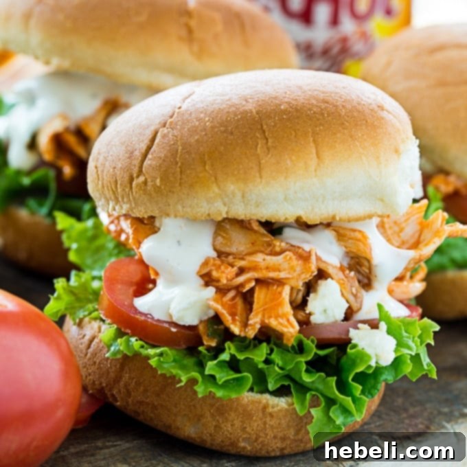Mini Buffalo Chicken Sandwiches 2 Delicious and easy Buffalo Chicken Sliders, perfect for game day or any gathering.