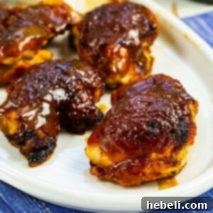 Molasses Mustard Chicken Thighs recipe image