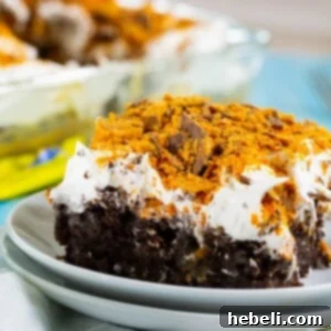Butterfinger Poke Cake recipe image