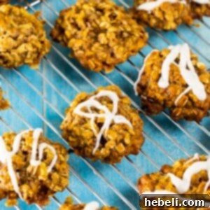Apple Toffee Oatmeal Cookies on a plate.