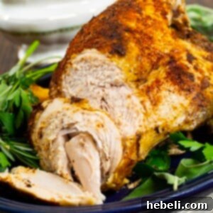 Slow Cooker Cajun Turkey Breast ready to be served on a platter
