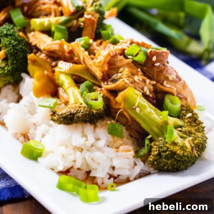 Slow Cooker Chicken and Broccoli over rice
