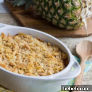 Sweet & Savory Pineapple Bake 4 Pineapple Casserole