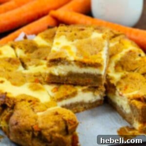 Carrot Cake Cheesecake Bars