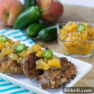 Pecan-Crusted Pork Medallions with Spicy Peach Chutney