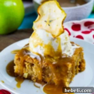 Butterscotch Apple Bars with Caramel Sauce