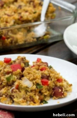 Andouille Sausage and Cornbread Stuffing