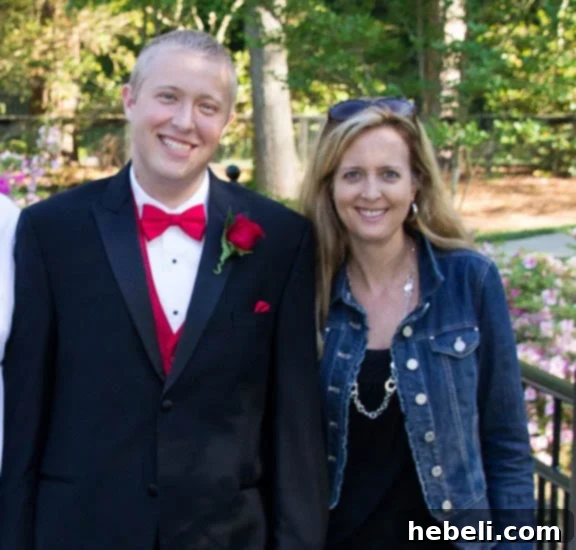 Robust Spiced Pasta Sauce 4 Author and son, Chase