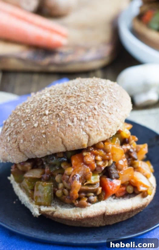 Vegetarian Sloppy Joes