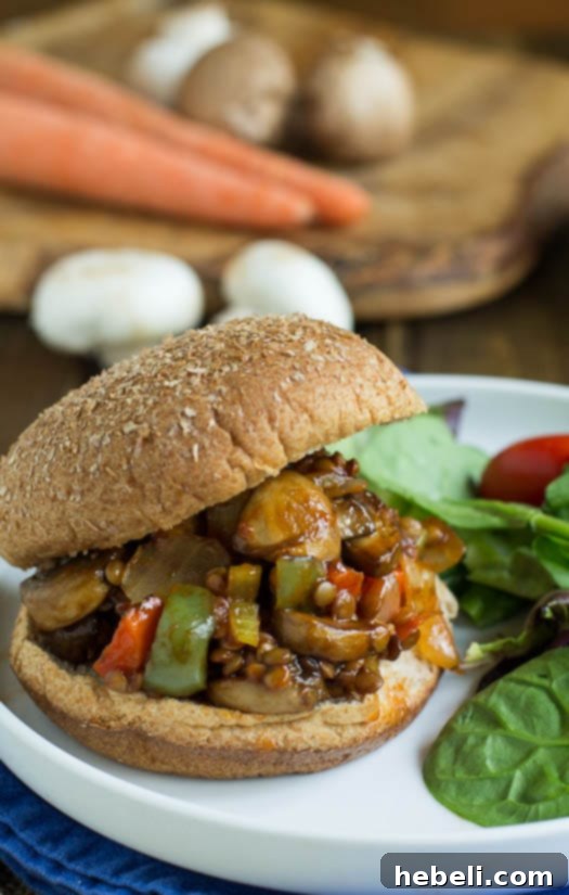 Vegetarian Sloppy Joes