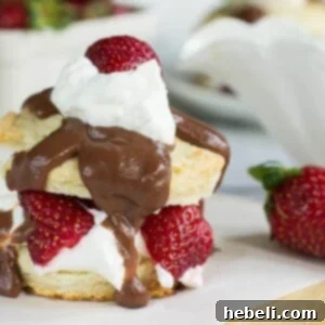 Strawberry Shortcake Biscuits with Chocolate Gravy recipe image