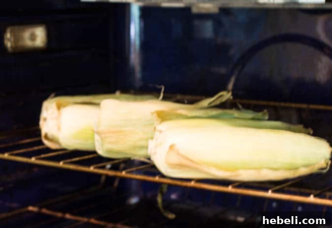 Oven Roasted Corn