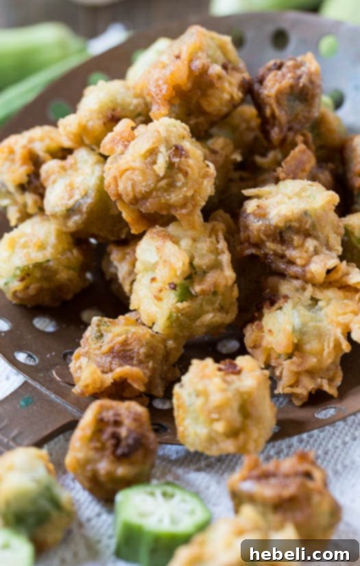 Batch of Fried Okra