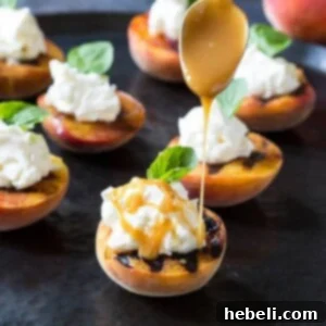 Grilled Peaches with Mascarpone Whipped Cream