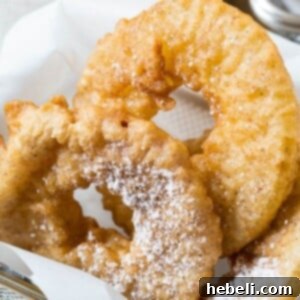 Beer-Battered Apple Rings