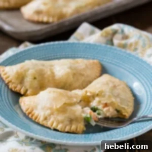 Chicken Pot Pie Turnovers
